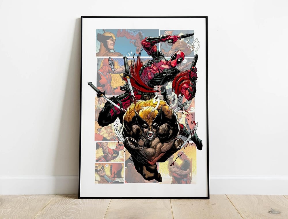 Deadpool and Wolverine Poster - Marvel Movie Poster