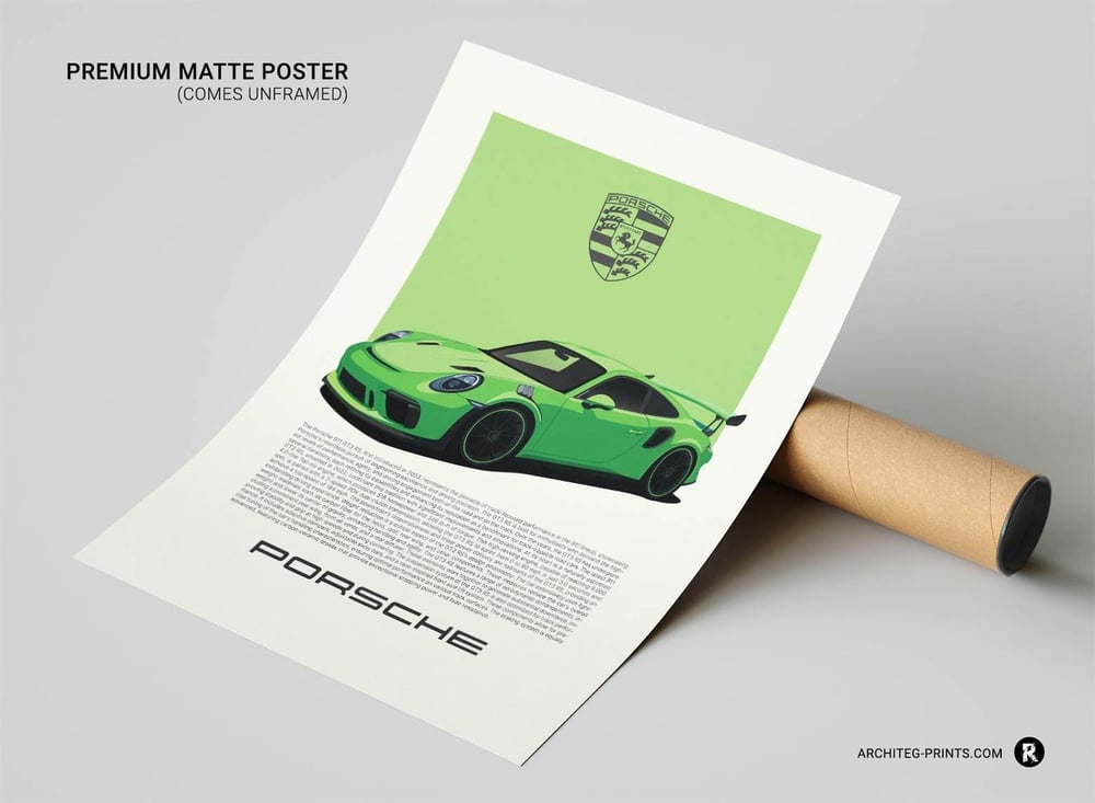 Porsche 911 GT3 RS - Sport Car Poster