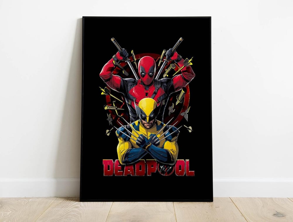 Deadpool and Wolverine Poster 2 - Marvel Movie Poster