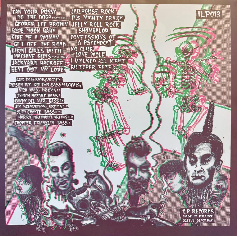 THE CRAMPS - BACK TO THE BONE (LP) COLOR
