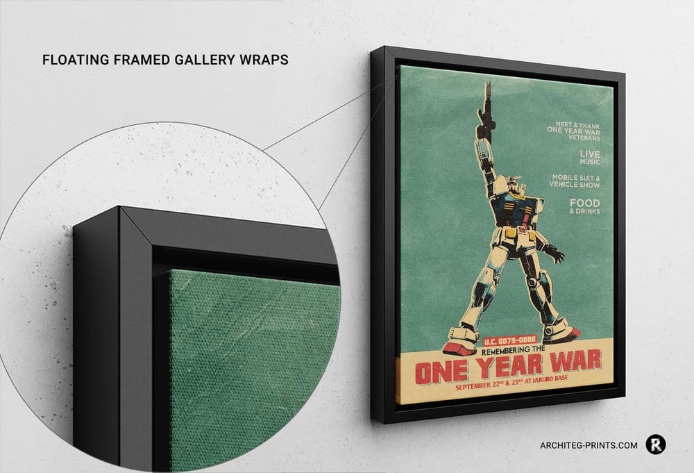 Gundam One Year War Propaganda - Anime Poster