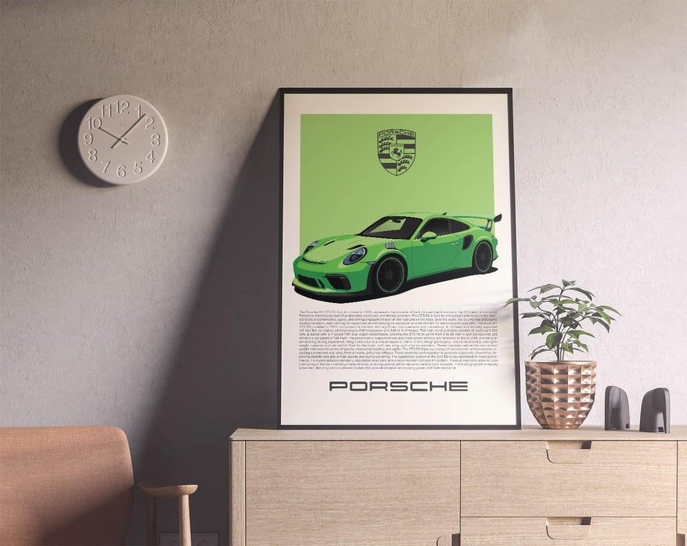Porsche 911 GT3 RS - Sport Car Poster