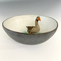 Image 2 of Small Toulouse Goose (Adelaide) Rice/Trinket/Dipping Bowl  S25-21 