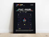 Image 1 of Pac-man - Retro Game Poster