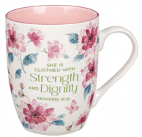 Image 1 of PINK “STRENGTH & DIGNITY” PROV 31:25