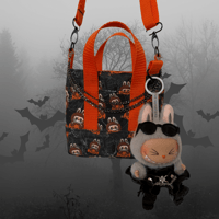Image 2 of Pumpkin Monster Canvas Mini Tote