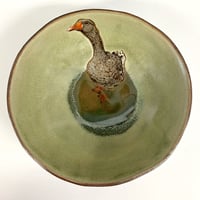 Image 1 of Small Toulouse Goose (Adelaide) Rice/Trinket/Dipping Bowl  S25-24
