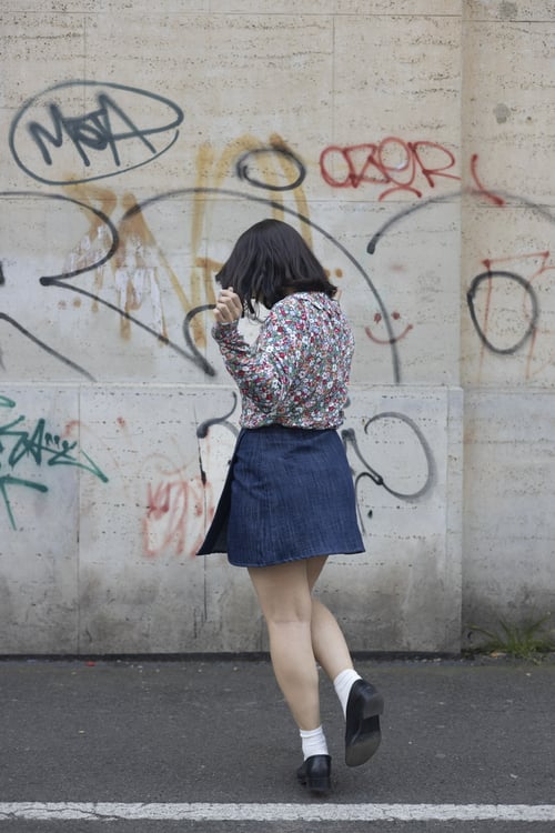 Image of MINI JEANS PORTAFOGLIO ESSENZIALE BLU