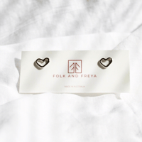Image 4 of Heart Studs