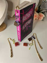 Image 1 of Miniature 3D Books gold bookmarks 