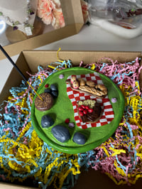Image 2 of Picnic + platters clay incense holder, picnic clay decor