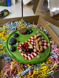 Image 3 of Picnic + platters clay incense holder, picnic clay decor