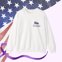 Image 2 of Military Granddaughter ADULT sweatshirt