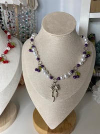 Image 6 of Fruit and bow clam style choker necklace collection, cherry necklace, bow necklace choker