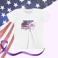 Military Daughter Youth size t-shirt