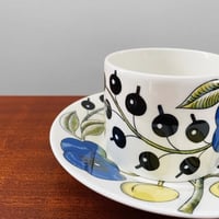 Image 2 of Arabia Finland Paratiisi Tea Cup with Saucer