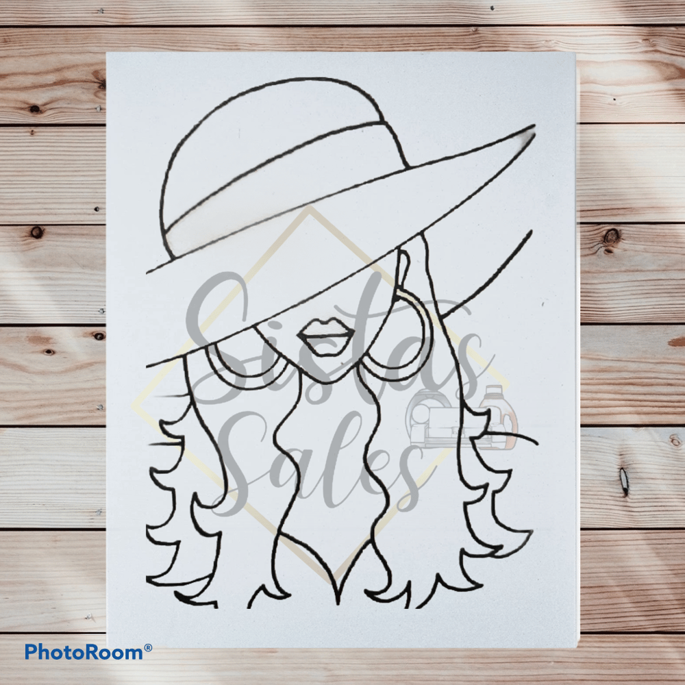 Image of Sun hat Lady