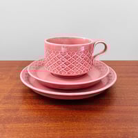 Image 1 of Quistgaard Cordial Palet Pink Tea Cup Trio Set