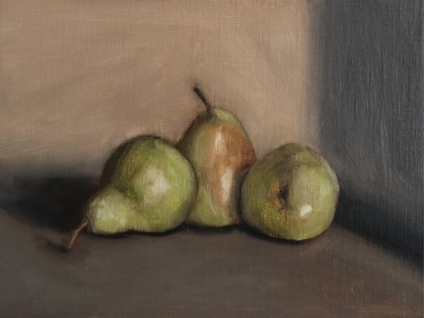 Image of Nature morte avec trois poires
