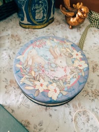 Image 2 of bunny friends tin