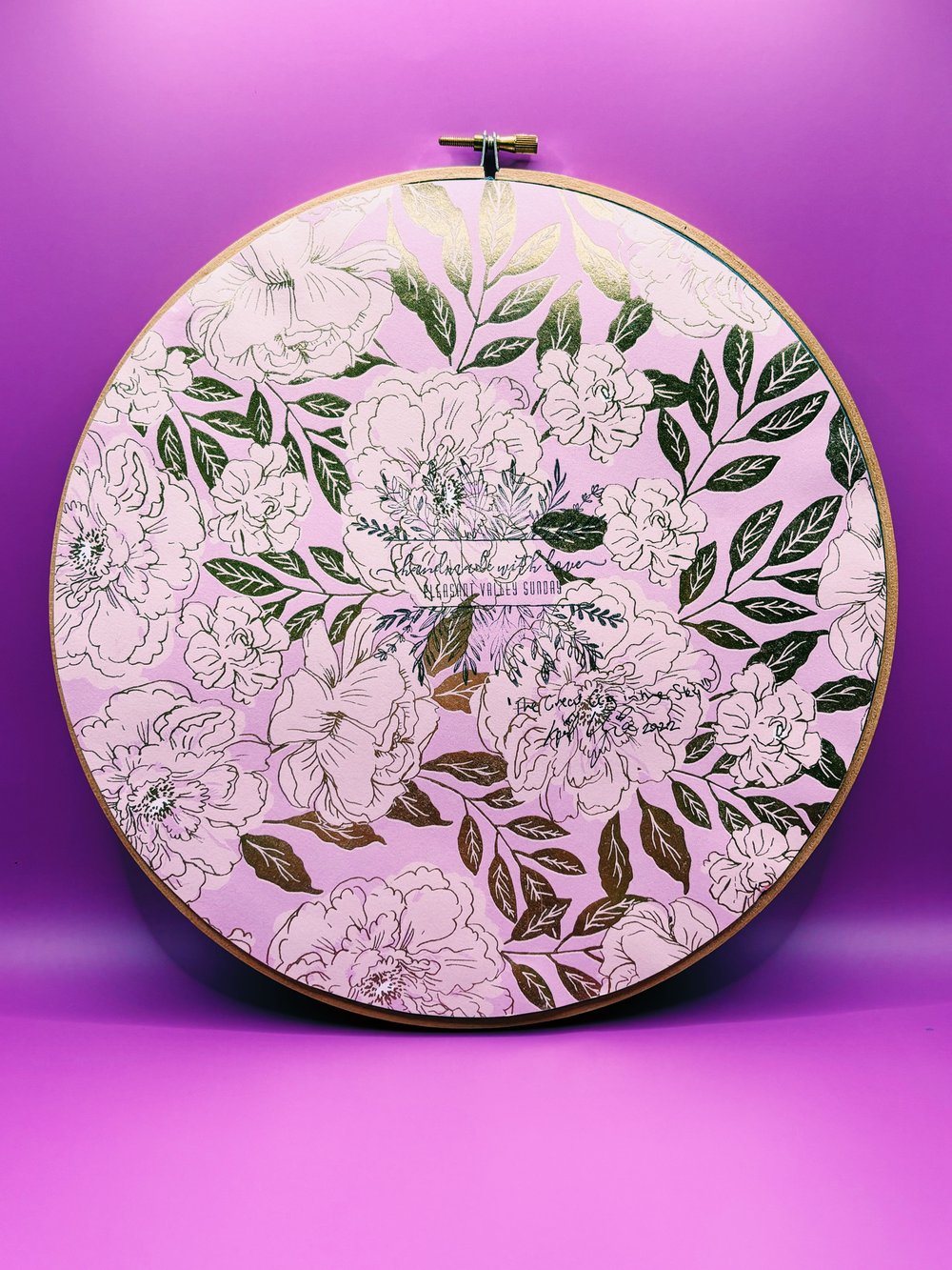 Image of Great Gig in the Sky Map Hoop