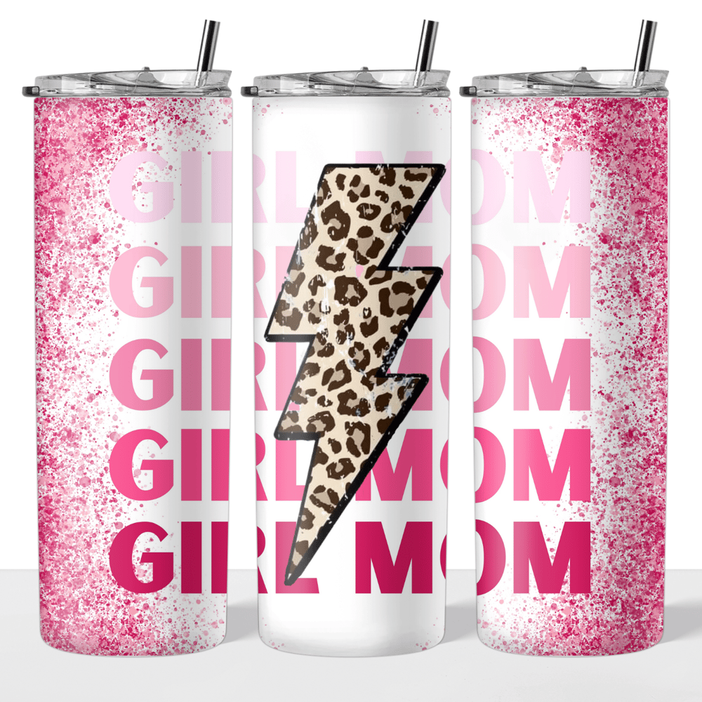 Image of Girl Mom 20oz Tumbler💖