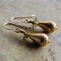 Image 7 of Golden Pagoda Teardrop Earrings