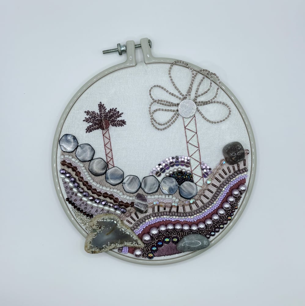 Image of Purple Rain Landscape Hoop