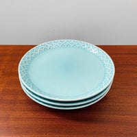 Image 3 of Quistgaard Cordial Palet Turquoise Cake Plates