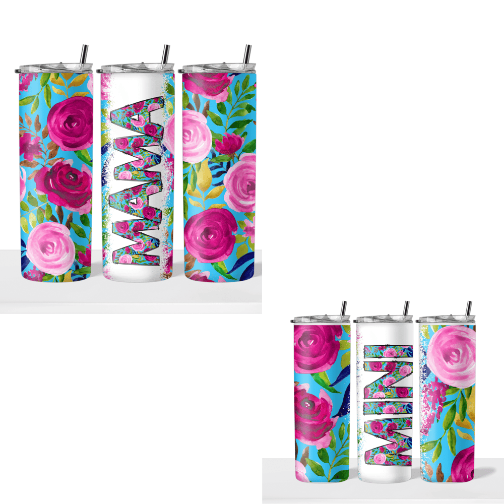 Image of Mama & Mini Floral Tumbler Bundle💐💕