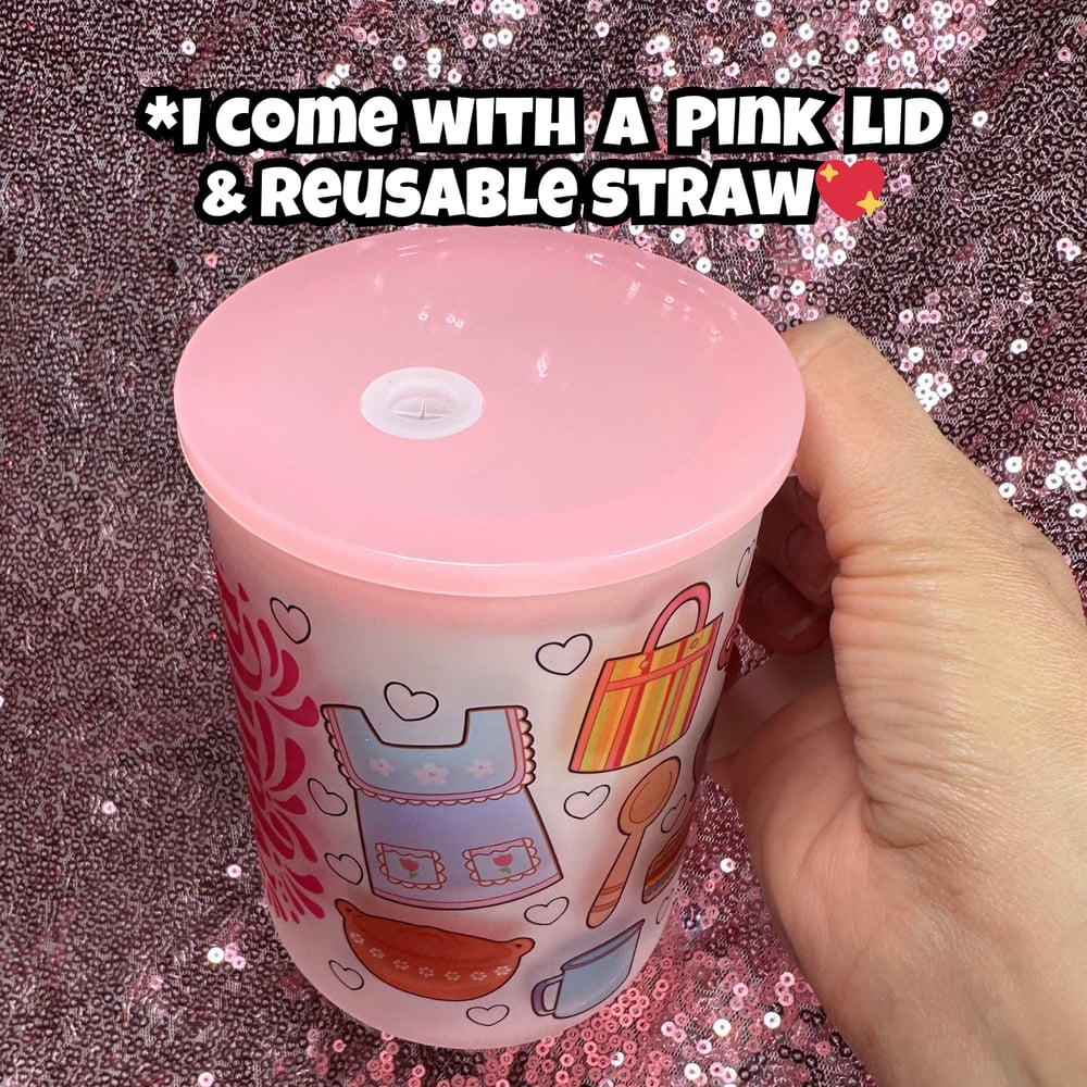 Image of Mexican Mama 17oz Glass mug💖