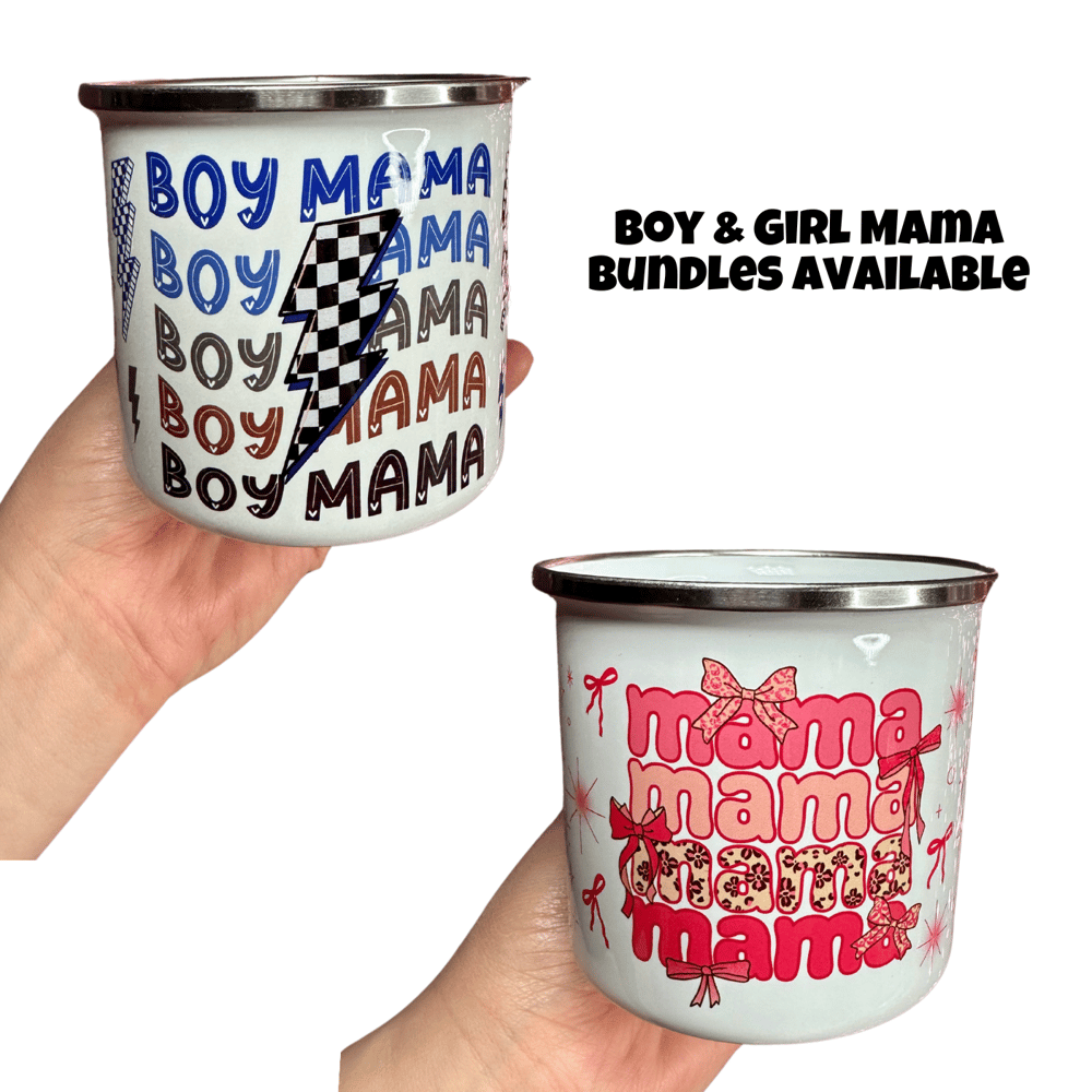 Image of Boy/Girl Mama & Mini Bundle Mini Mugs🥰✨