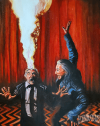 "Twin Peaks" Original Painting