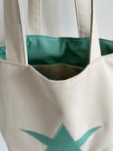 Sac cabas écru ÉTOILE 