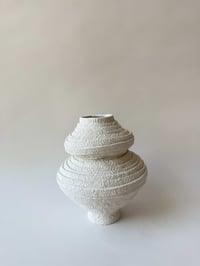 Image 1 of Lace Coil 2 tier vase- L
