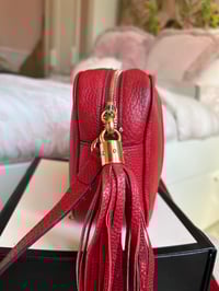 Image 3 of Gucci Red Soho Disco Bag