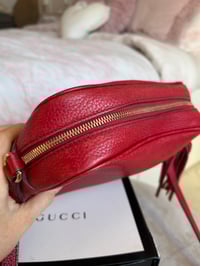Image 11 of Gucci Red Soho Disco Bag