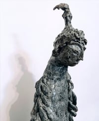 Image 1 of Contemplation, 2021, gas-fired stoneware statue