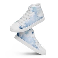 Image 2 of Women’s high top canvas shoes Blue