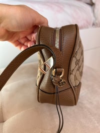 Image 3 of Gucci Bree GG Canvas Brown Crossbody Bag