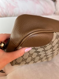 Image 9 of Gucci Bree GG Canvas Brown Crossbody Bag