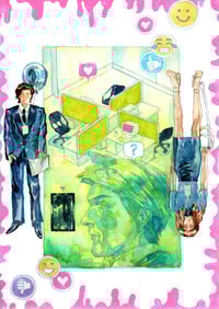 Severance A4 poster