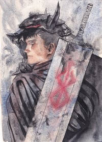 Guts A6 postcard