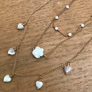 Image of Collier P'TIT COEUR - nacre