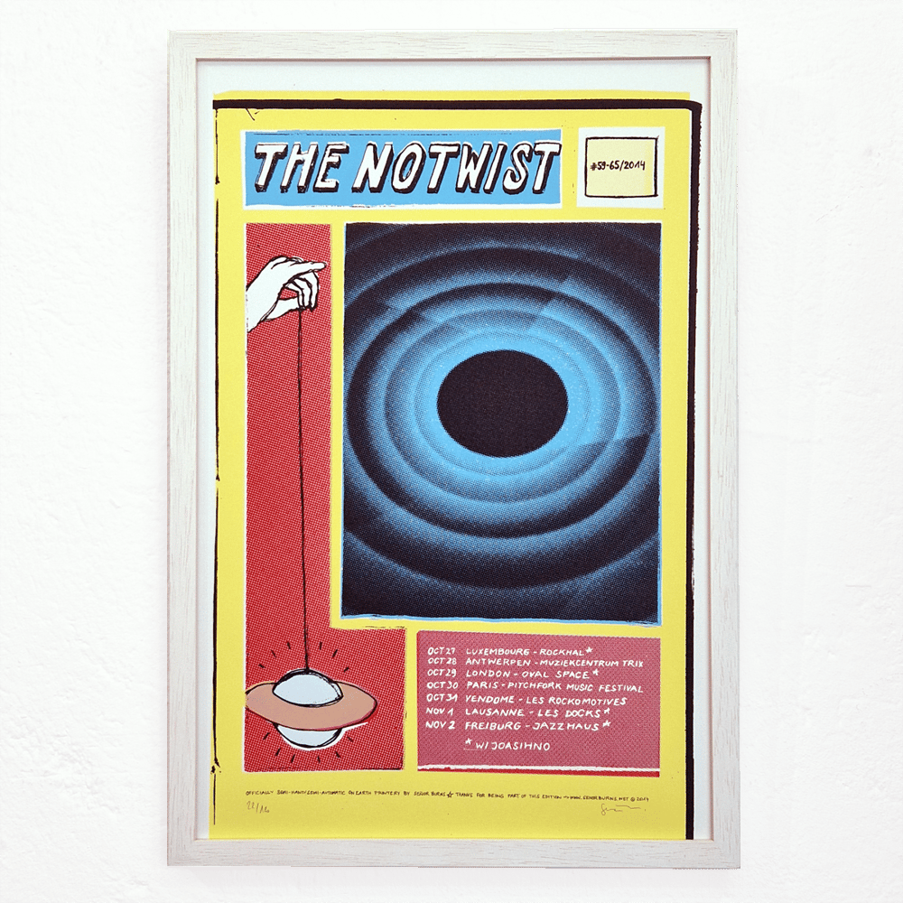 THE NOTWIST <br>TOUR OCT/NOV 2014 <br>TOURPOSTER