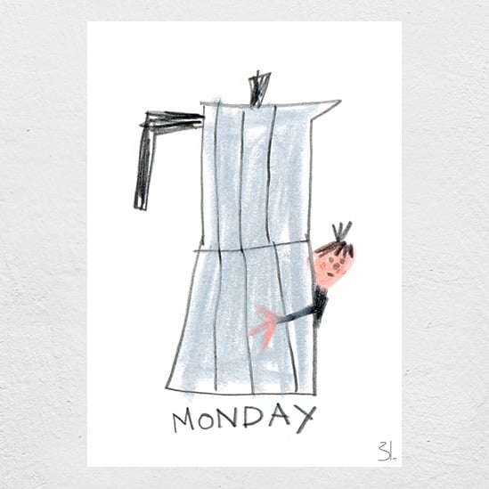 Image of Monday Coffee Print