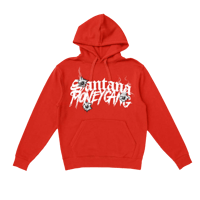 Image 1 of HOODIE  SANTANA MONEY GANG  RED