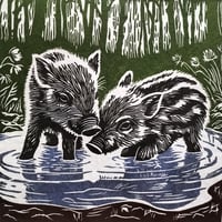 Image 3 of Two Little Piggies in Colour
