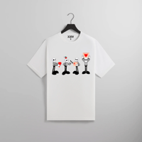 Image 1 of MAKE ART WITH LOVE TEE WITHE