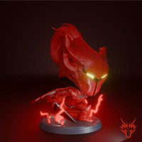 Image 2 of BLOOD-RED COMMANDER IGRIS SOLO LEVELING CUSTOM FUNKO POP